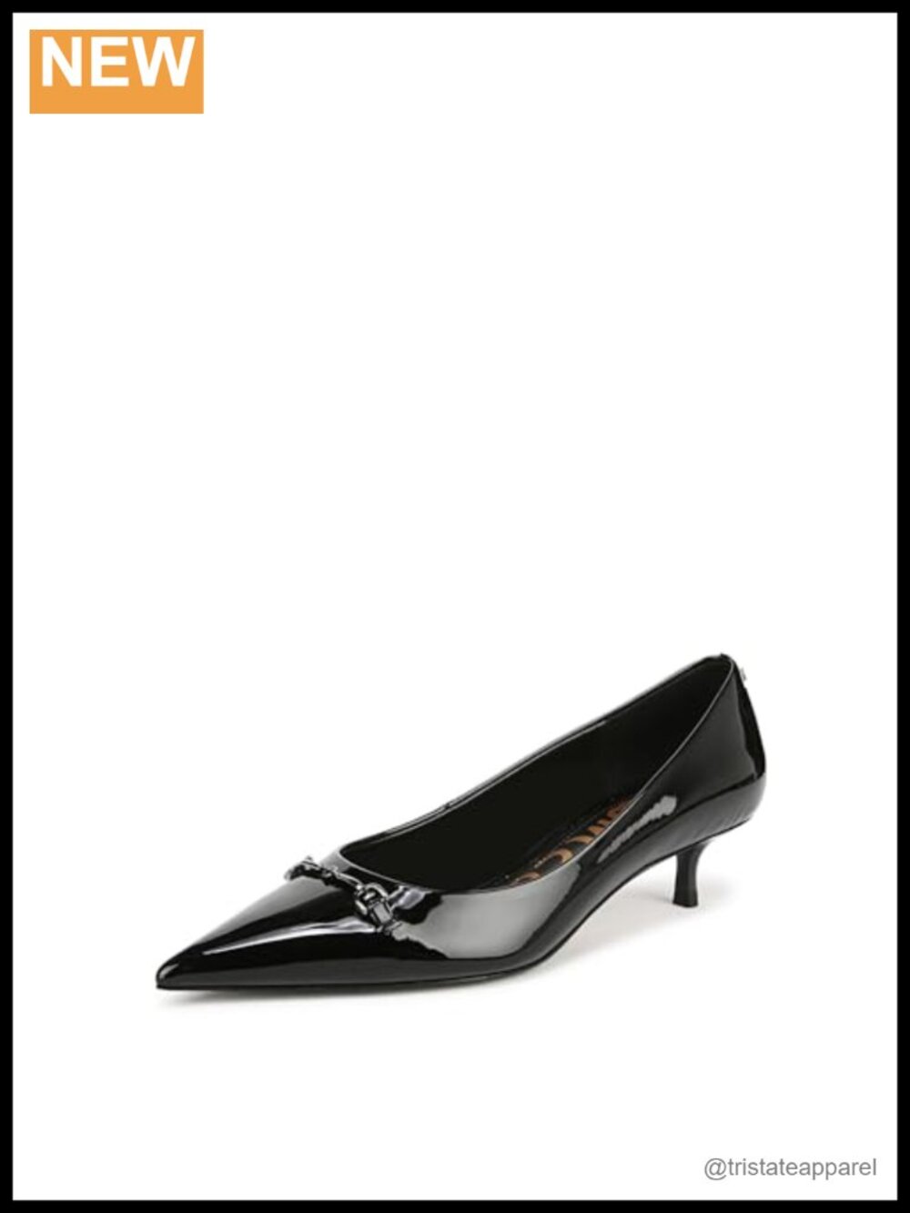 Sam Edelman Kaya Kitten Heel Pointed Toe Pump Leather Slip-On
